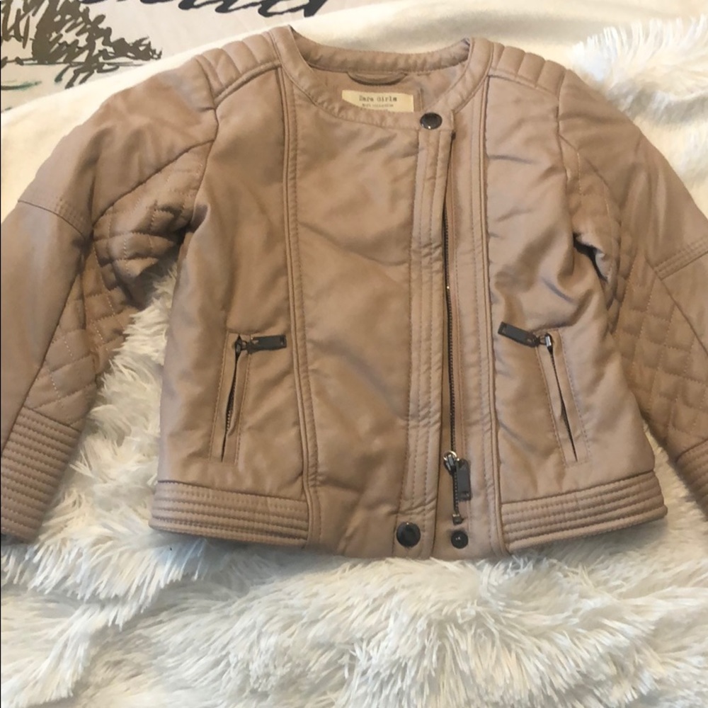 Faux leather jacket